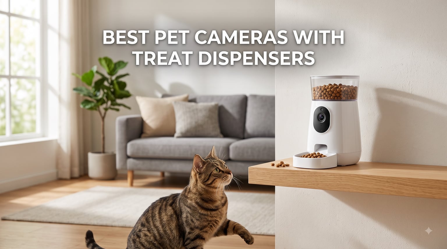 best pet cameras with treat dispensers