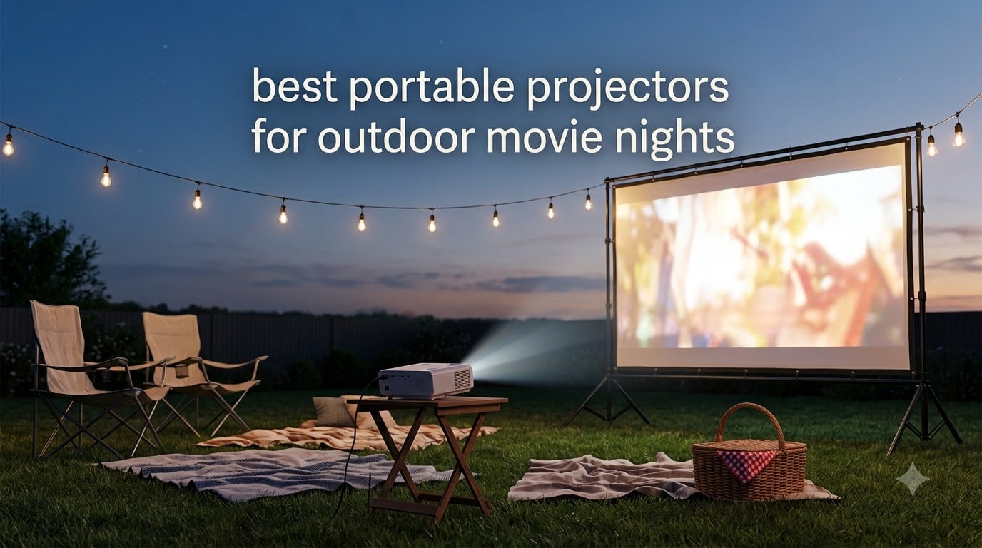 best portable projectors for outdoor movie nights