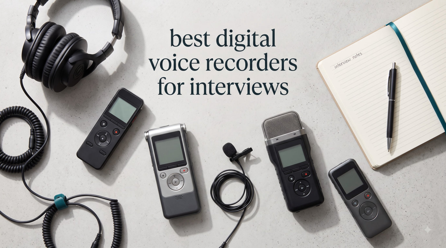 best digital voice recorders for interviews