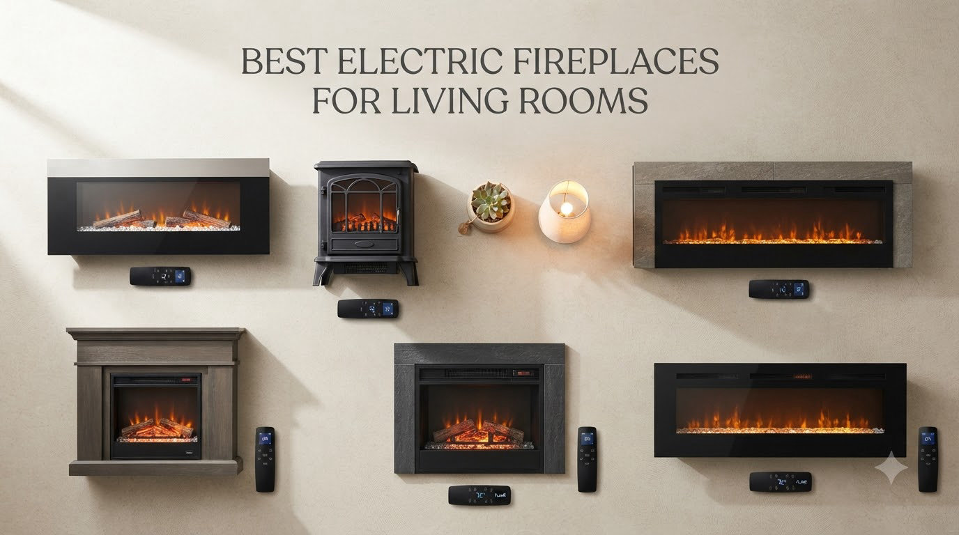 best electric fireplaces for living rooms