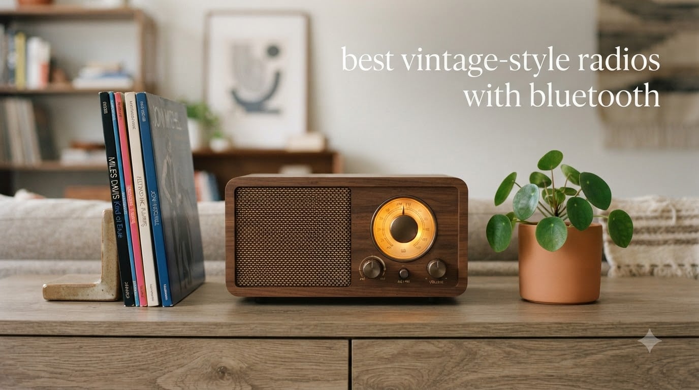 best vintage-style radios with bluetooth