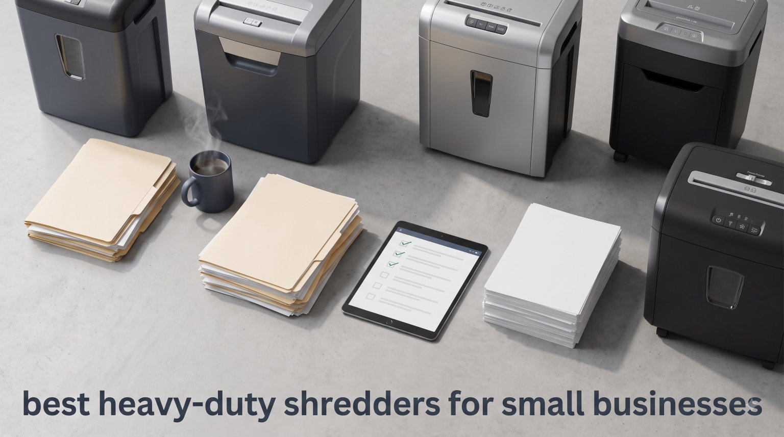 best heavy-duty shredders for small businesses