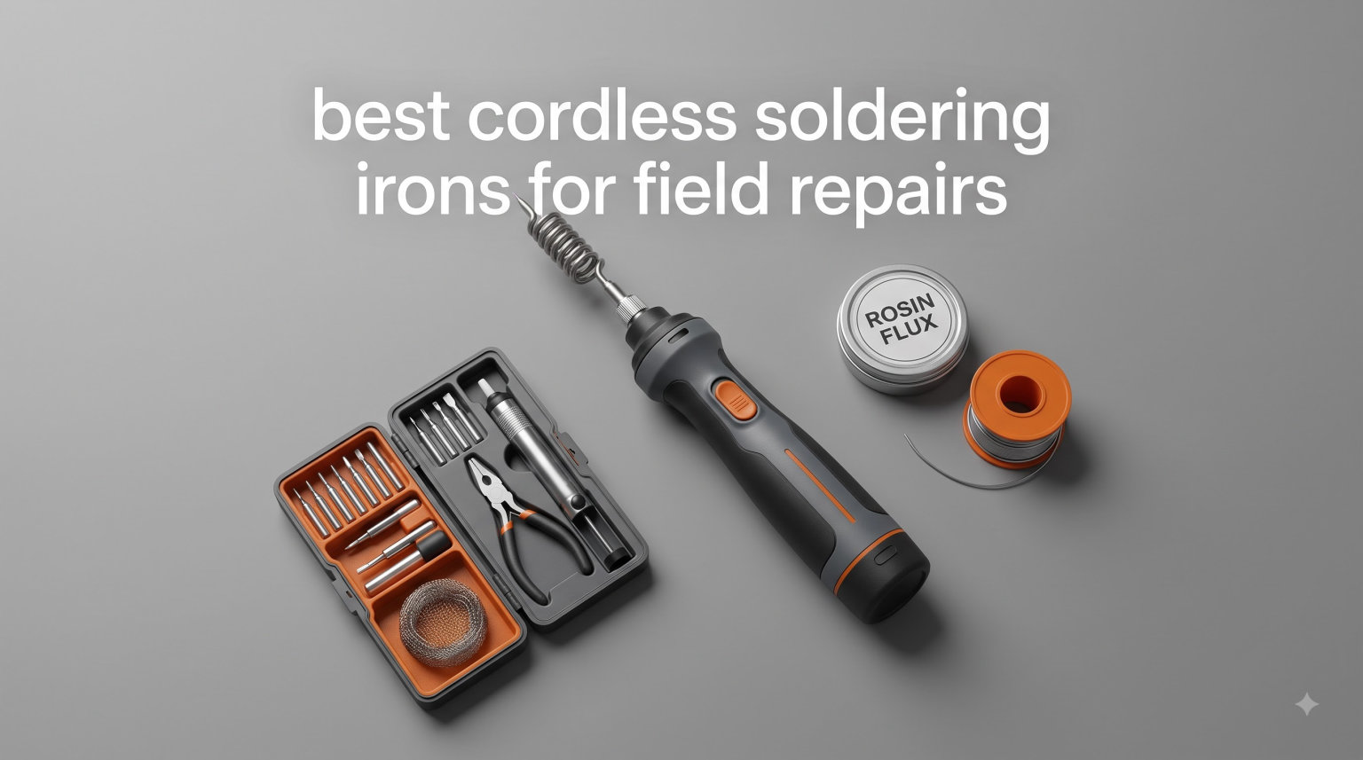 best cordless soldering irons for field repairs