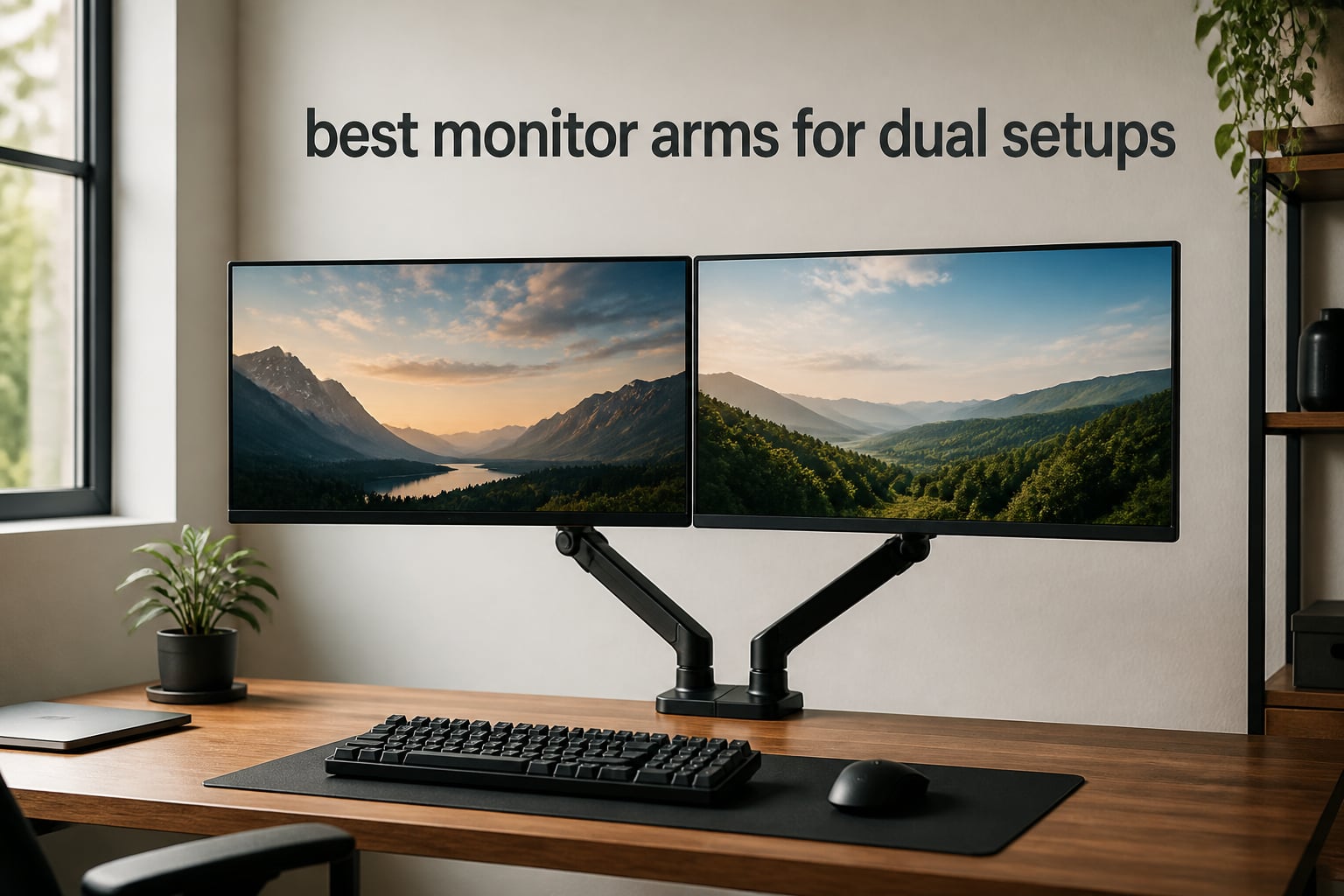 best monitor arms for dual setups