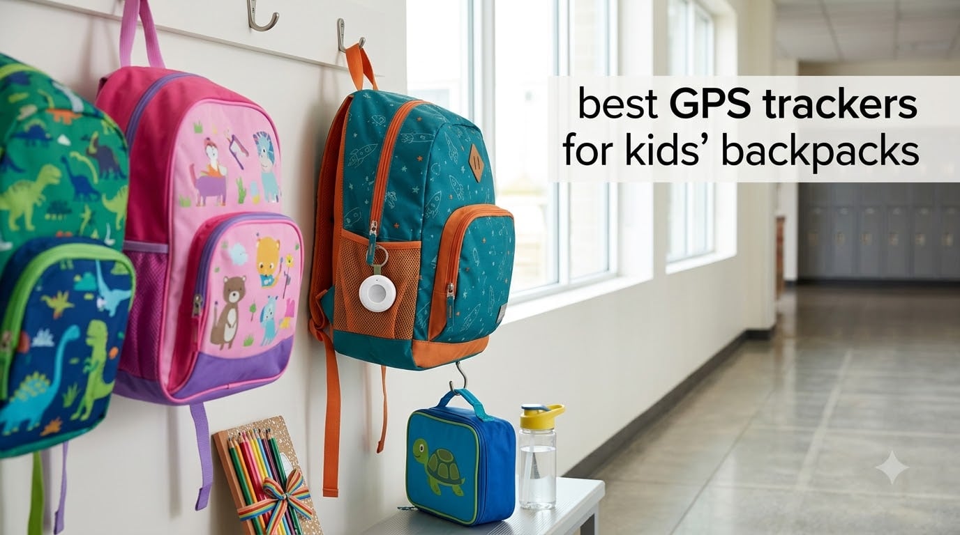 best GPS trackers for kids' backpacks