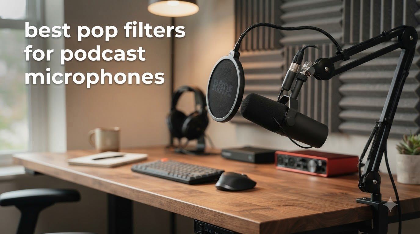 best pop filters for podcast microphones