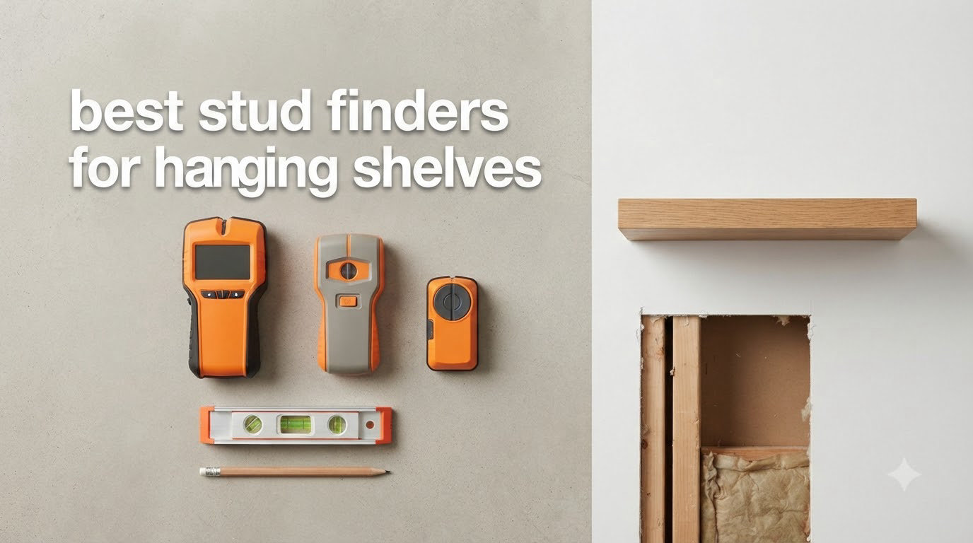 best stud finders for hanging shelves