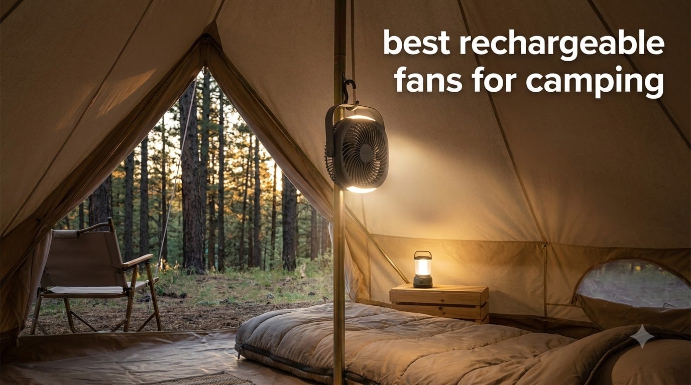 best rechargeable fans for camping