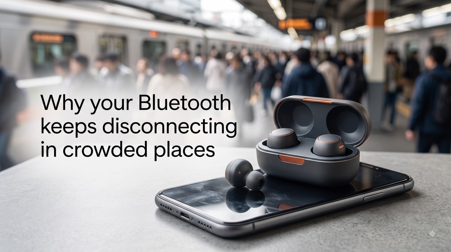 Why your Bluetooth keeps disconnecting in crowded places