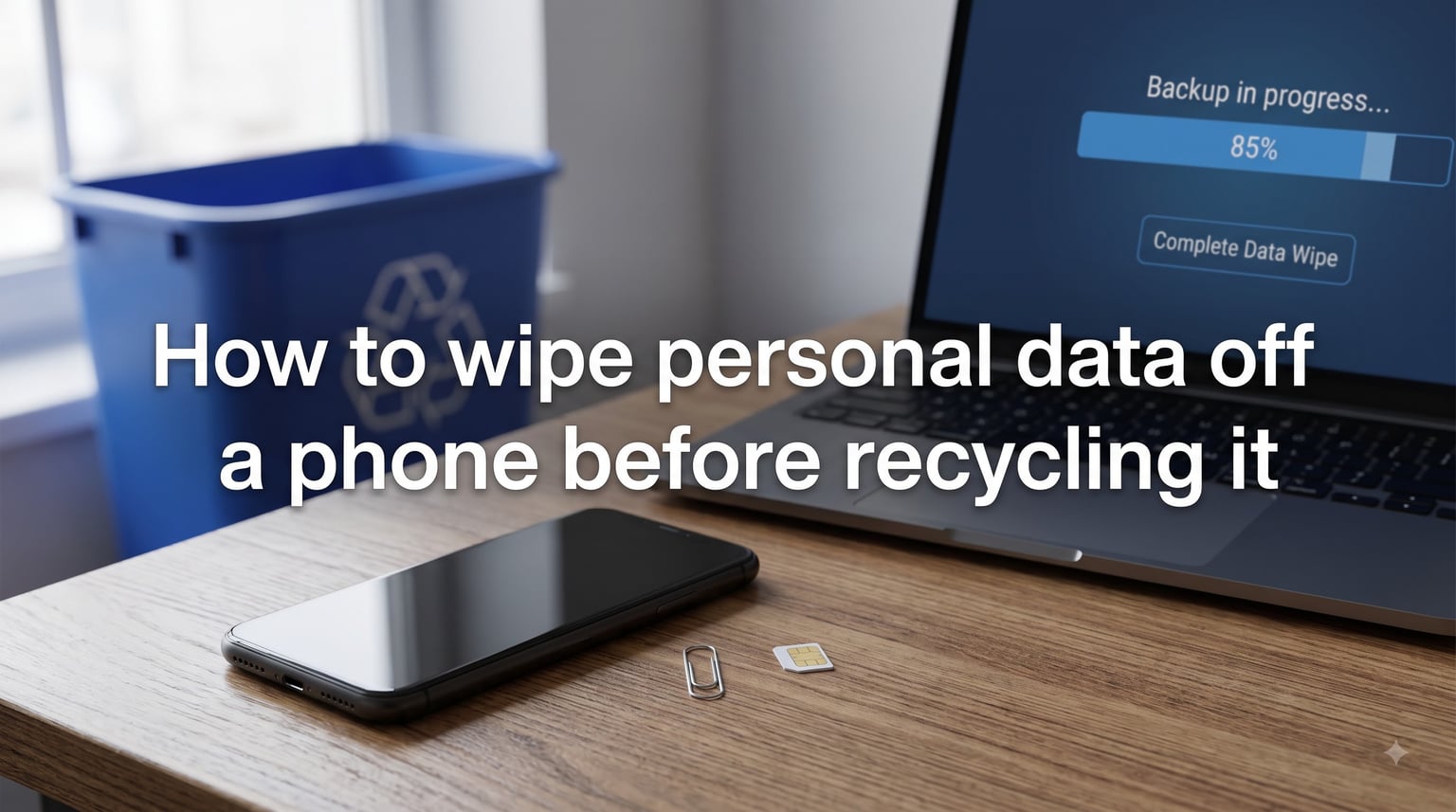 How to wipe personal data off a phone before recycling it