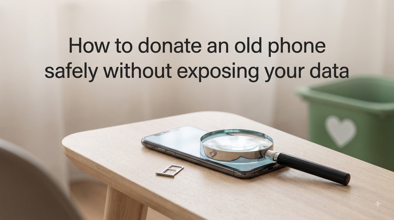 How to donate an old phone safely without exposing your data