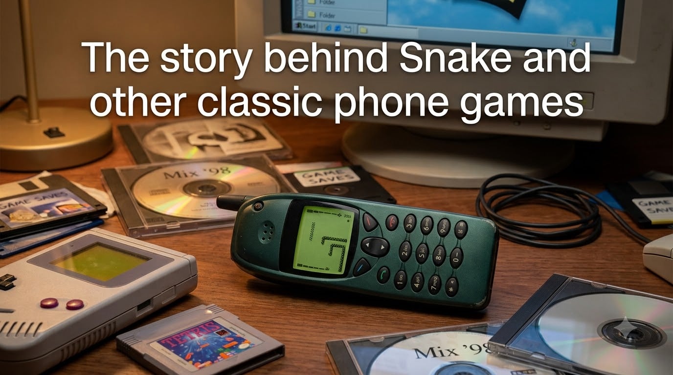 The story behind Snake and other classic phone games