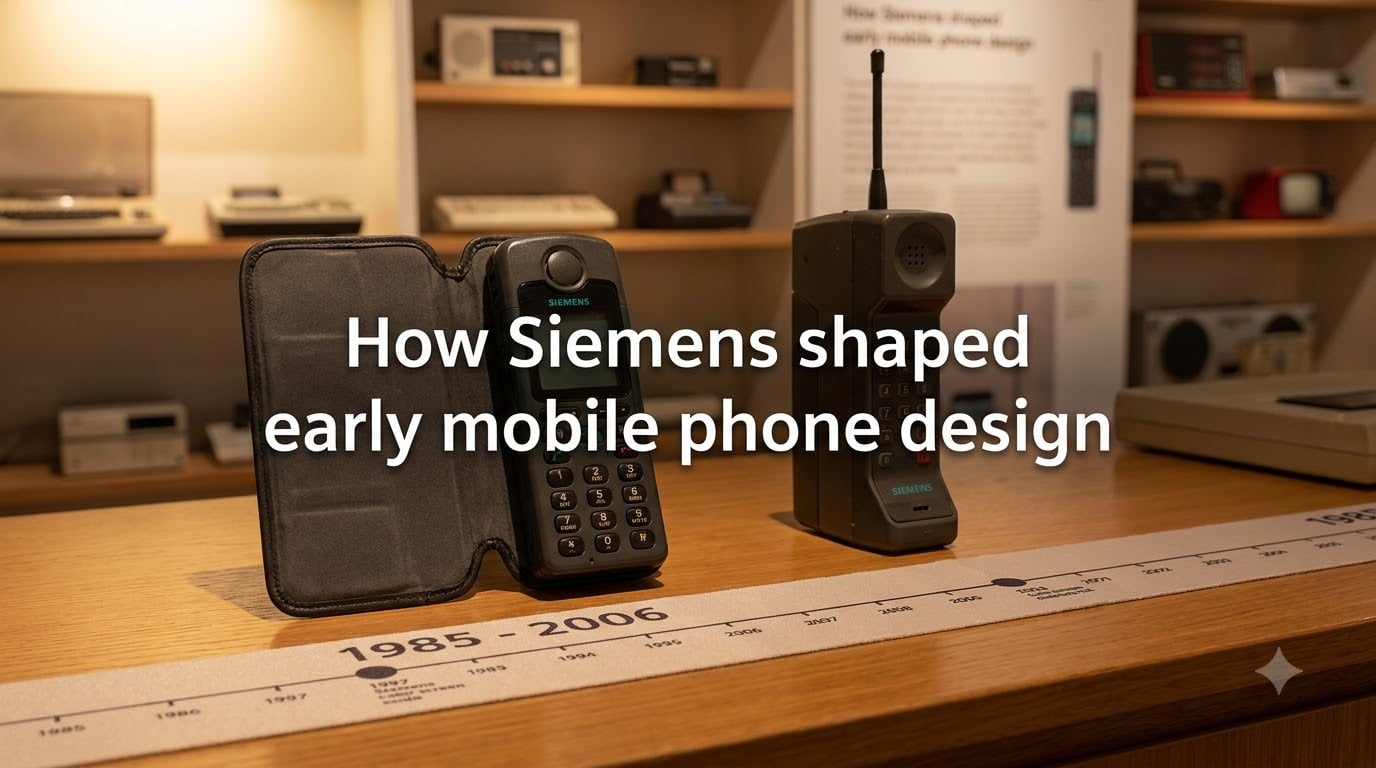 How Siemens shaped early mobile phone design