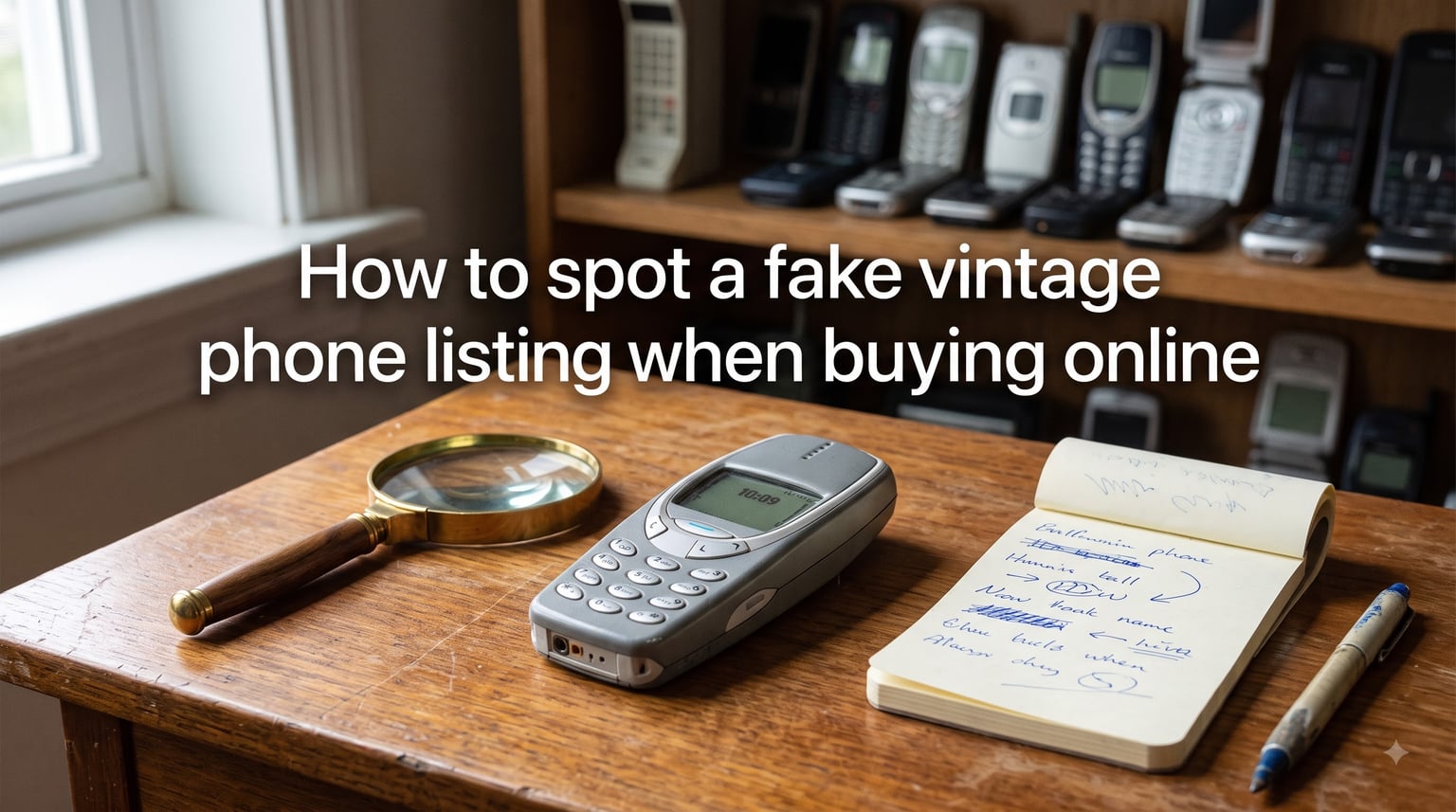 How to spot a fake vintage phone listing when buying online