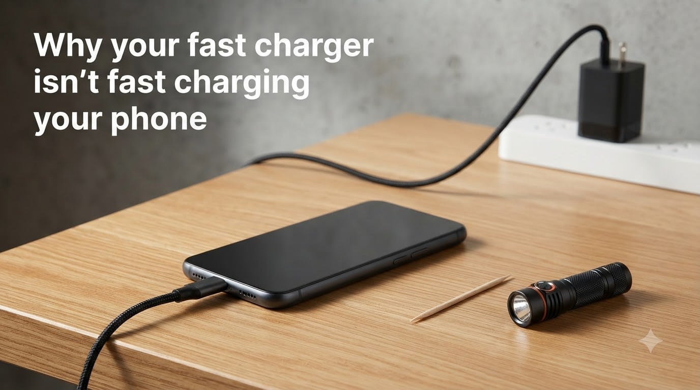 Why your fast charger isn't fast charging your phone