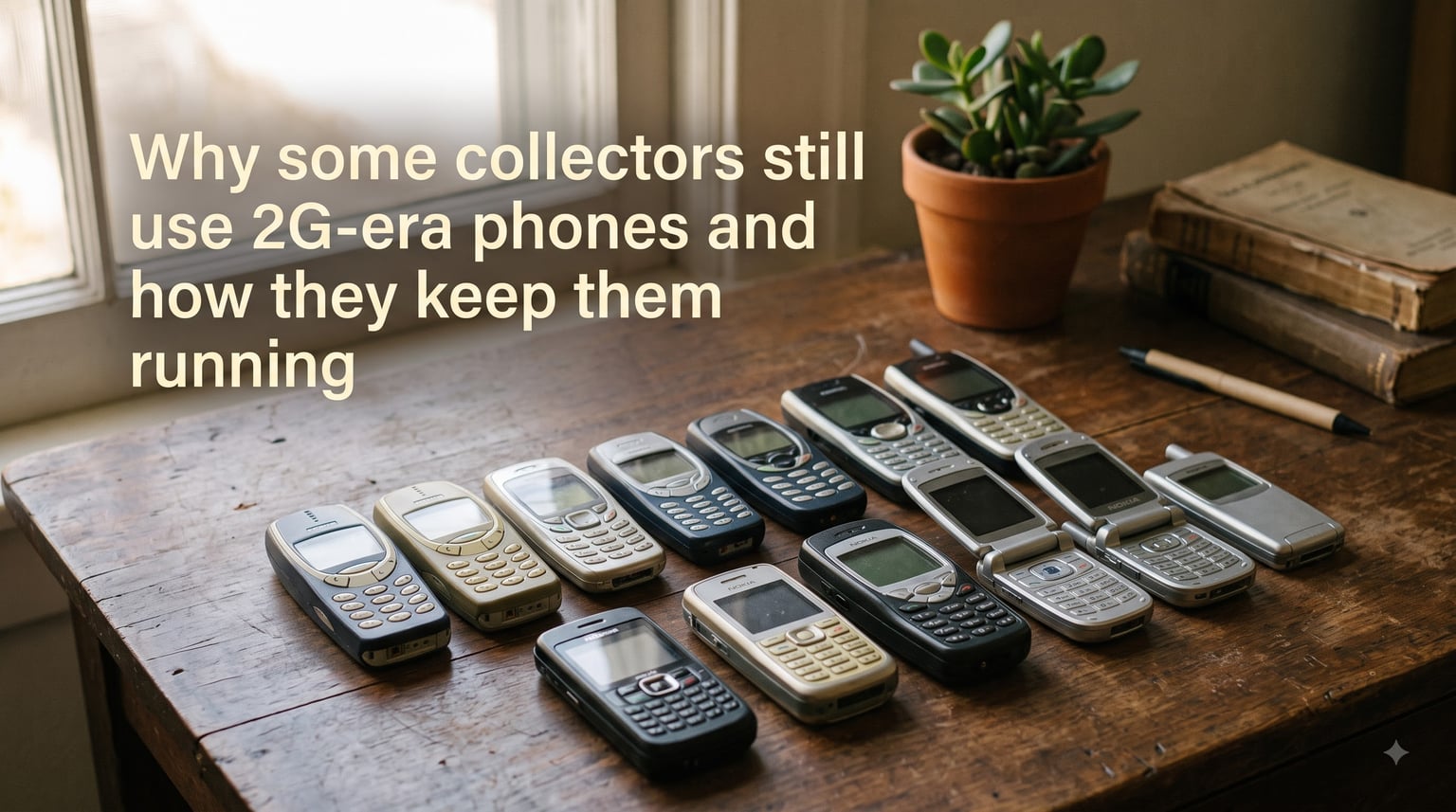 Why some collectors still use 2G-era phones and how they keep them running
