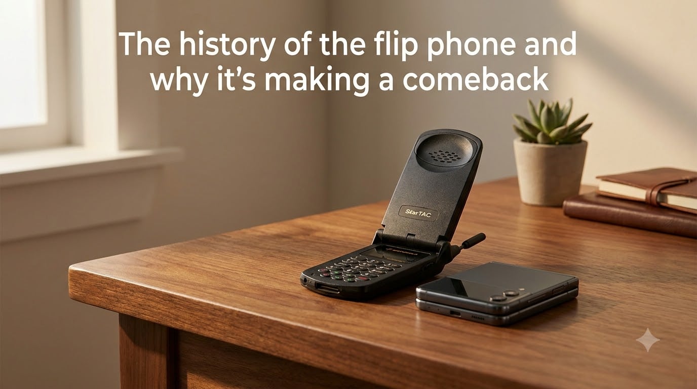 The history of the flip phone and why it's making a comeback