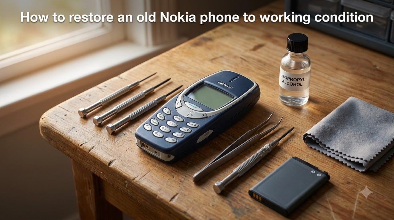 How to restore an old Nokia phone to working condition