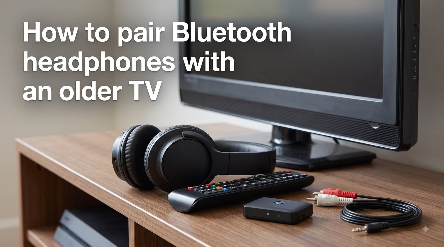 How to pair Bluetooth headphones with an older TV