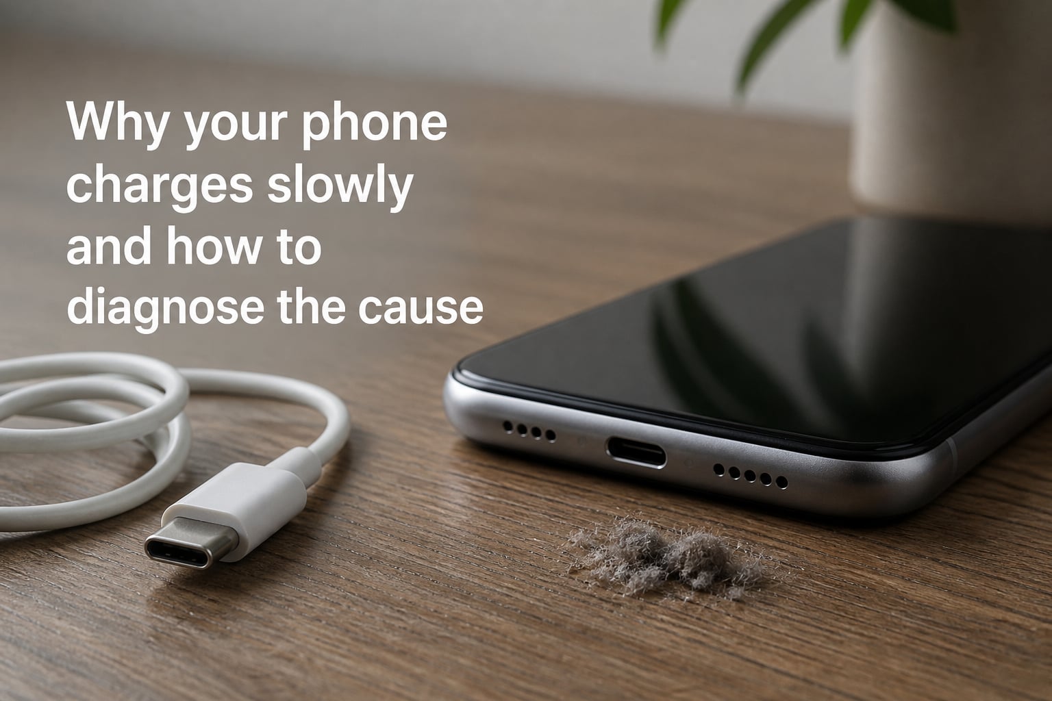 Why your phone charges slowly and how to diagnose the cause