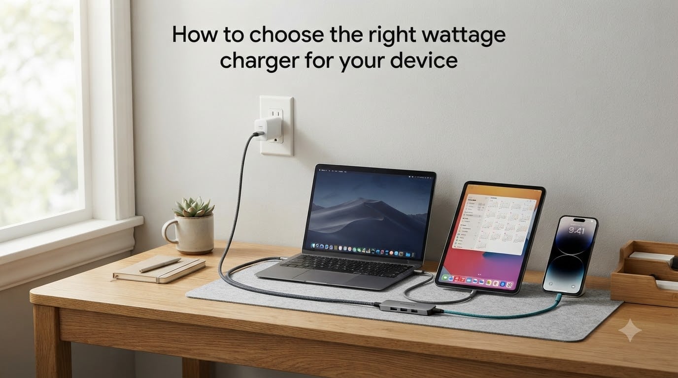 How to choose the right wattage charger for your device