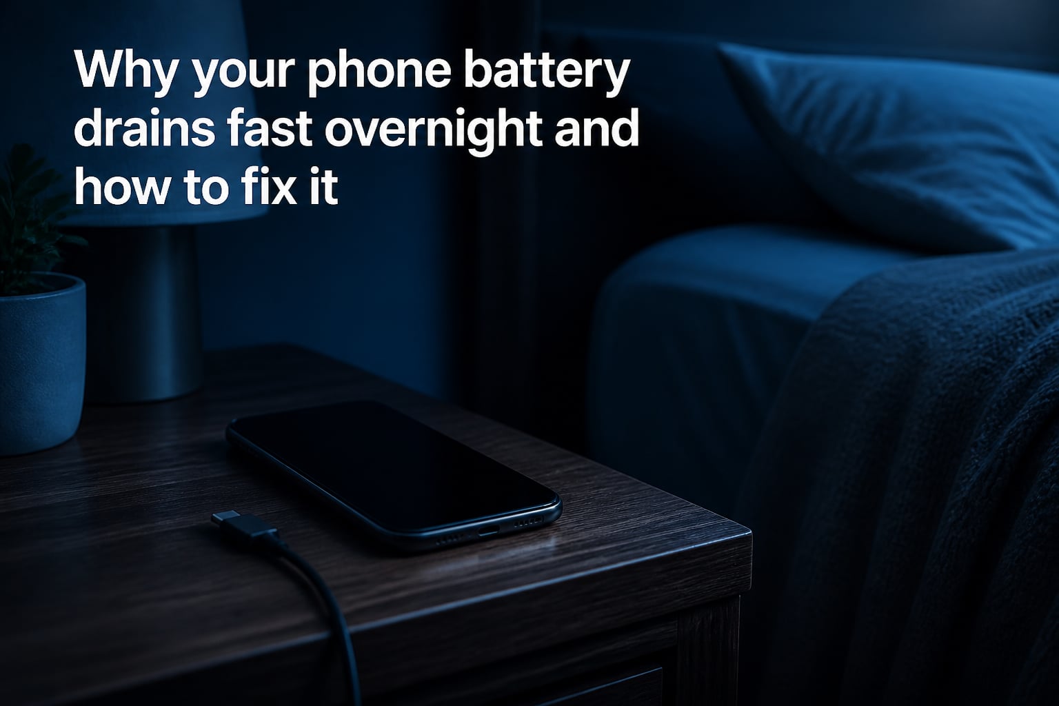 Why your phone battery drains fast overnight and how to fix it