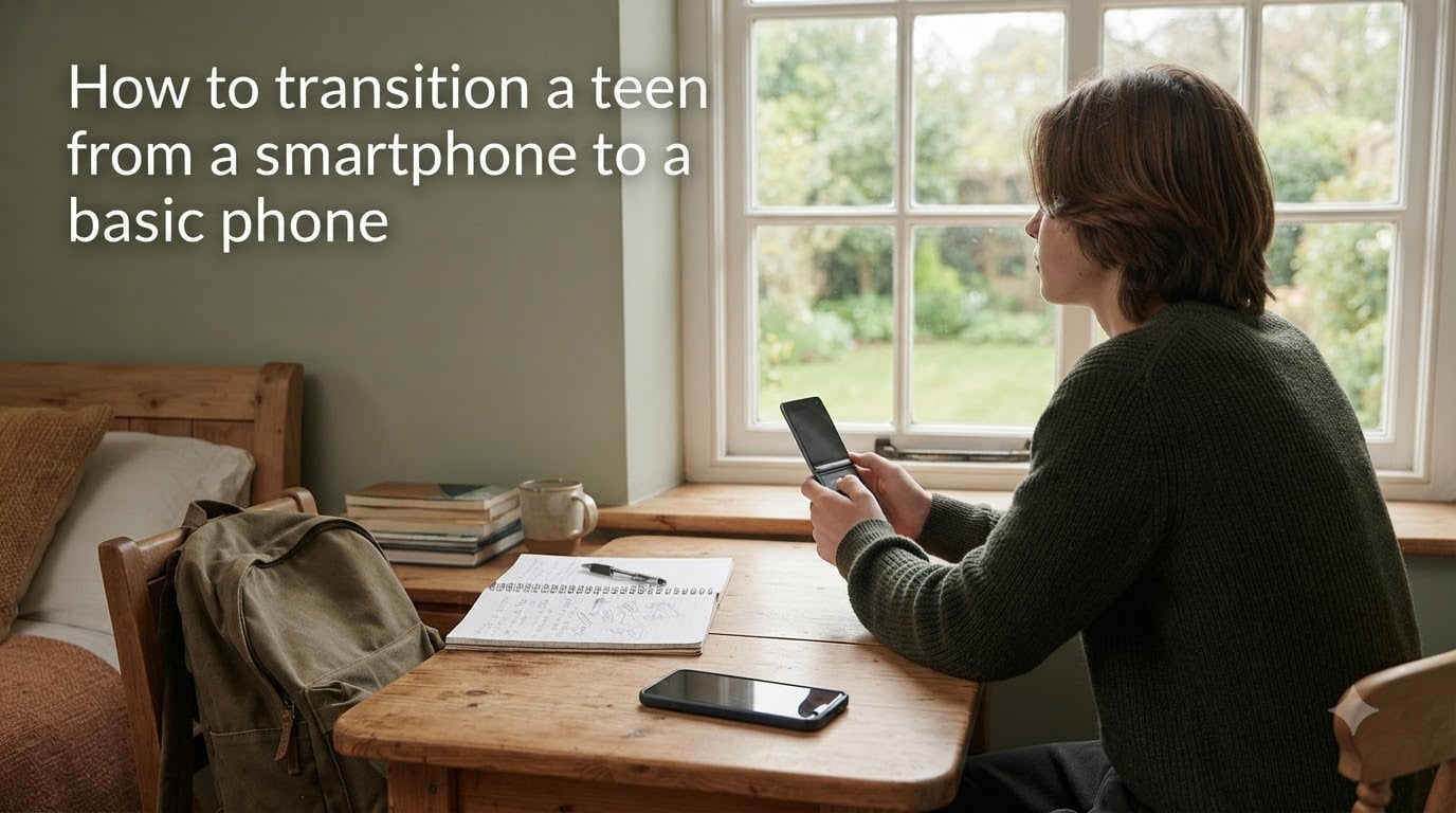 How to transition a teen from a smartphone to a basic phone