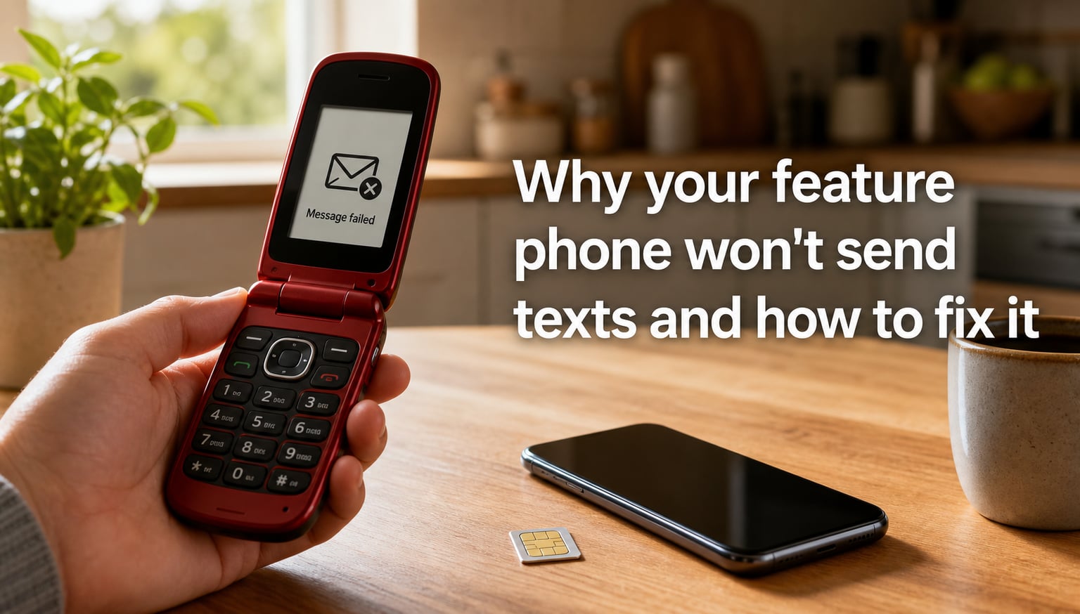 Why your feature phone won't send texts and how to fix it