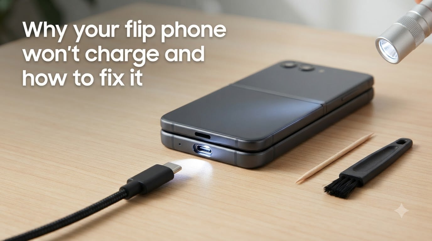 Why your flip phone won't charge and how to fix it