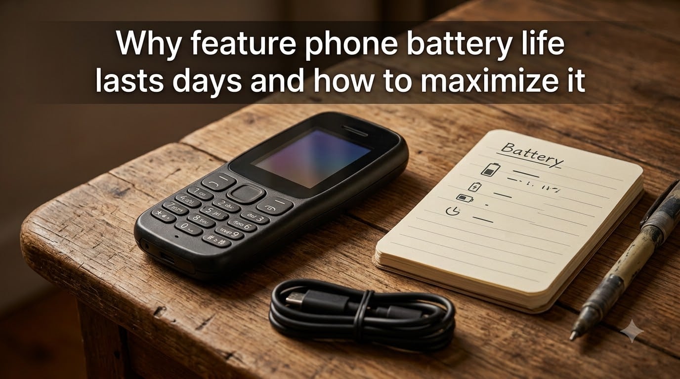 Why feature phone battery life lasts days and how to maximize it