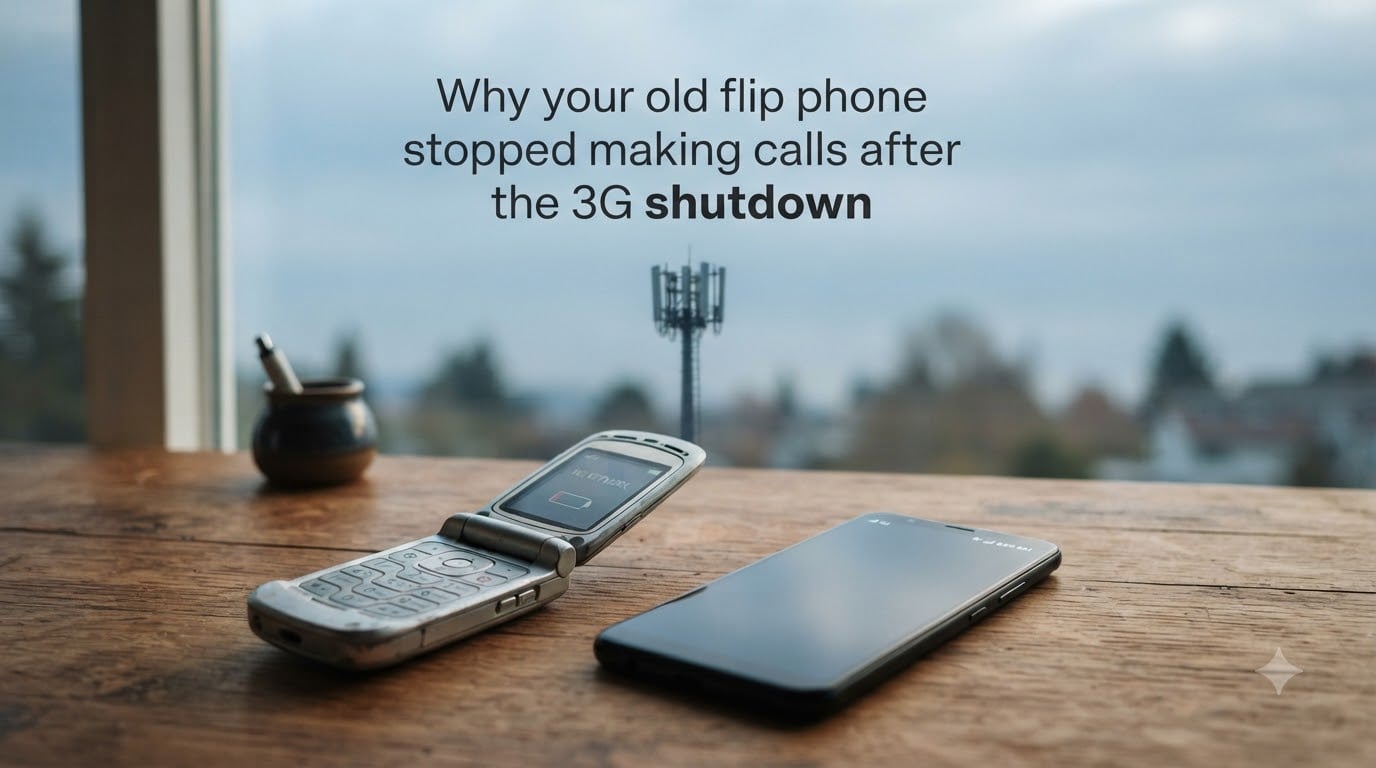 Why your old flip phone stopped making calls after the 3G shutdown
