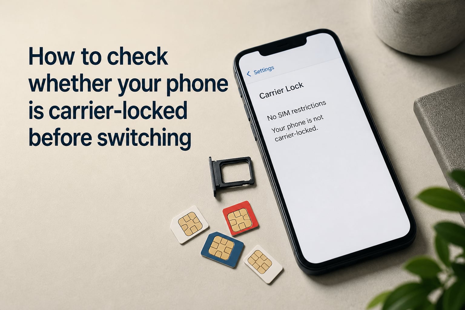 How to check whether your phone is carrier-locked before switching