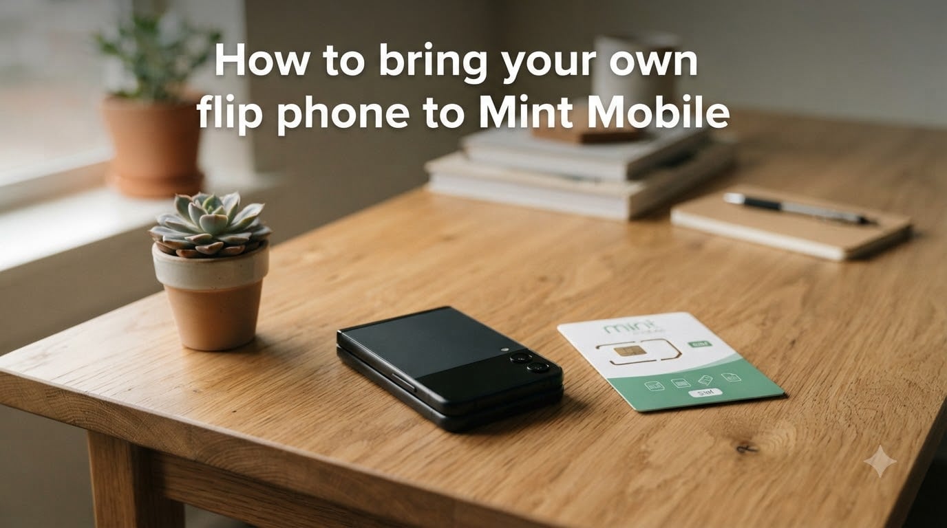 How to bring your own flip phone to Mint Mobile