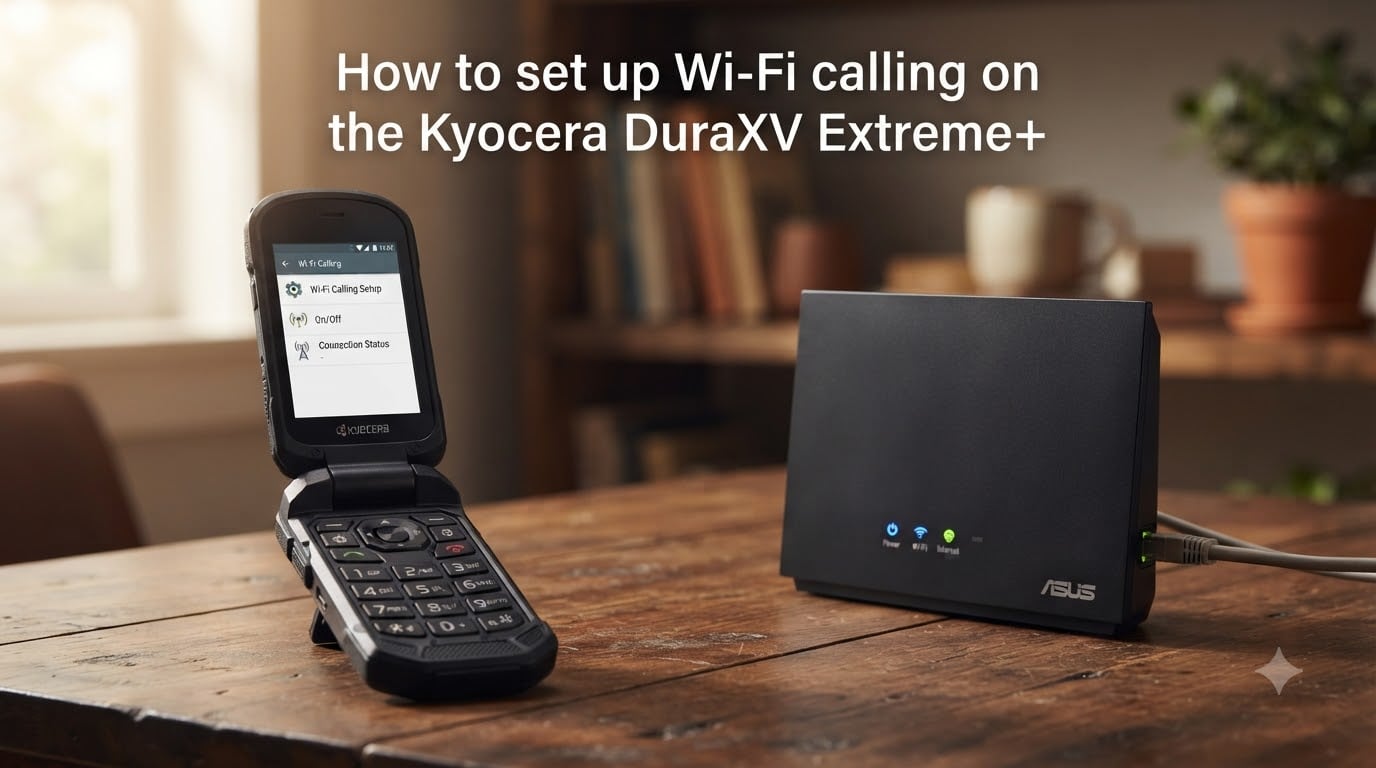 How to set up Wi-Fi calling on the Kyocera DuraXV Extreme+