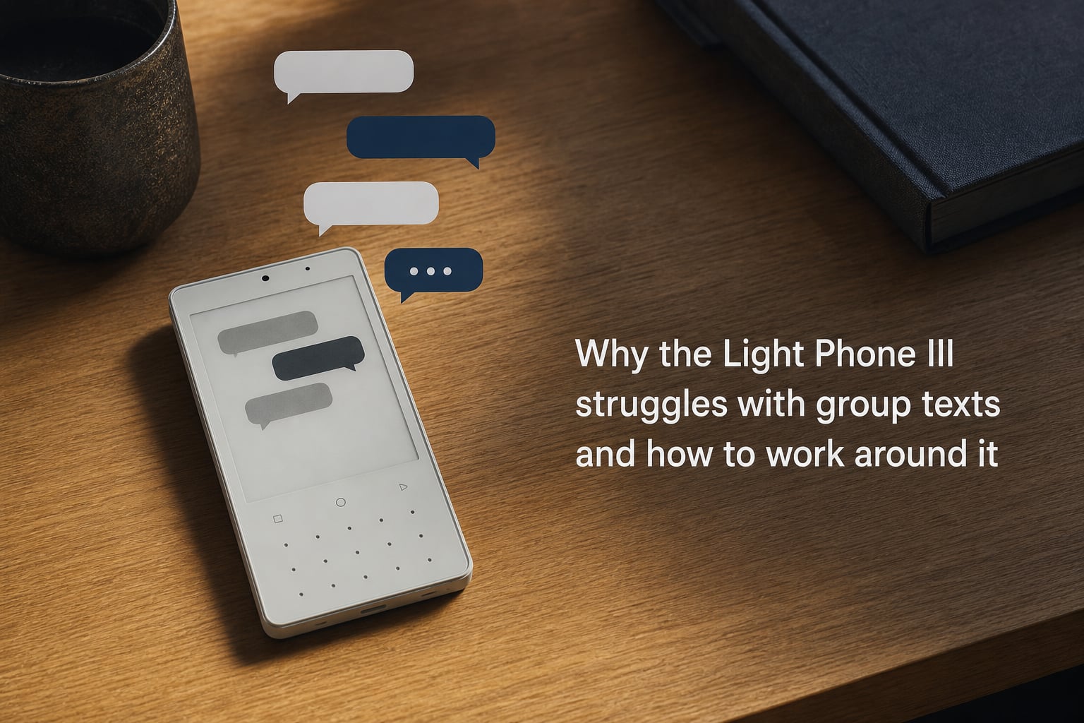 Why the Light Phone III struggles with group texts and how to work around it