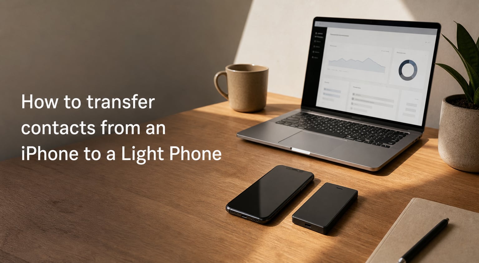 How to transfer contacts from an iPhone to a Light Phone