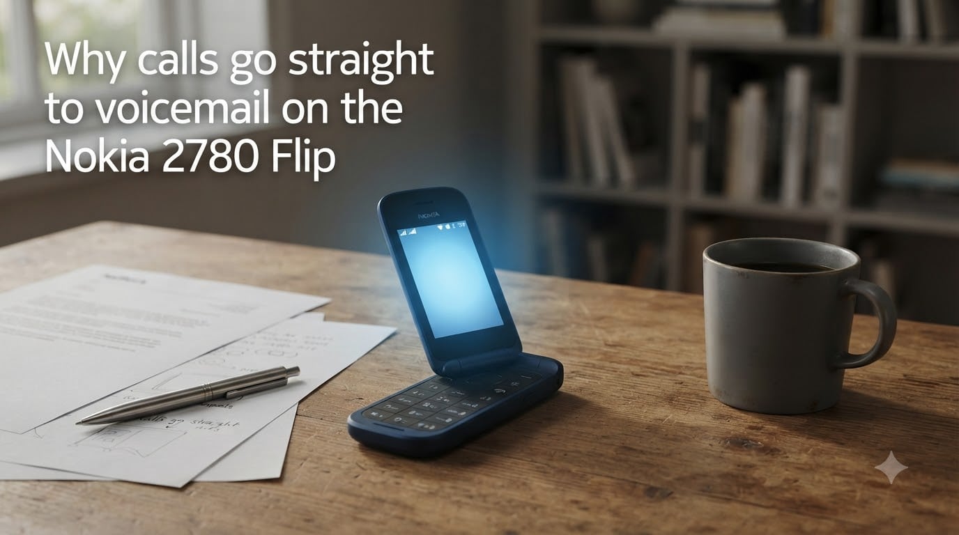 Why calls go straight to voicemail on the Nokia 2780 Flip
