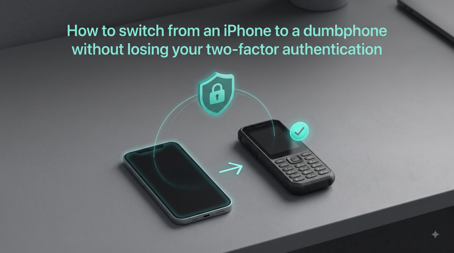 How to switch from an iPhone to a dumbphone without losing your two-factor authentication