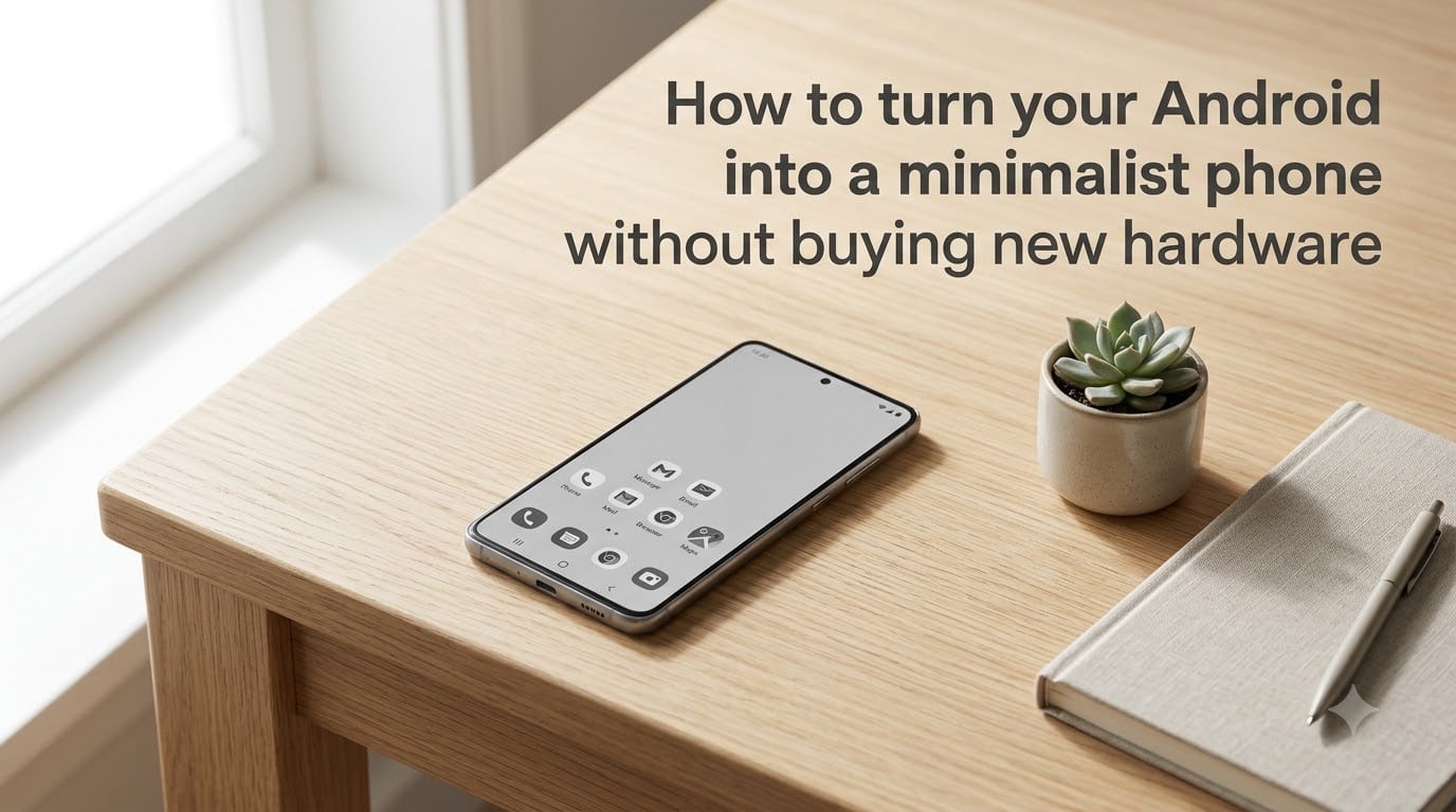 How to turn your Android into a minimalist phone without buying new hardware