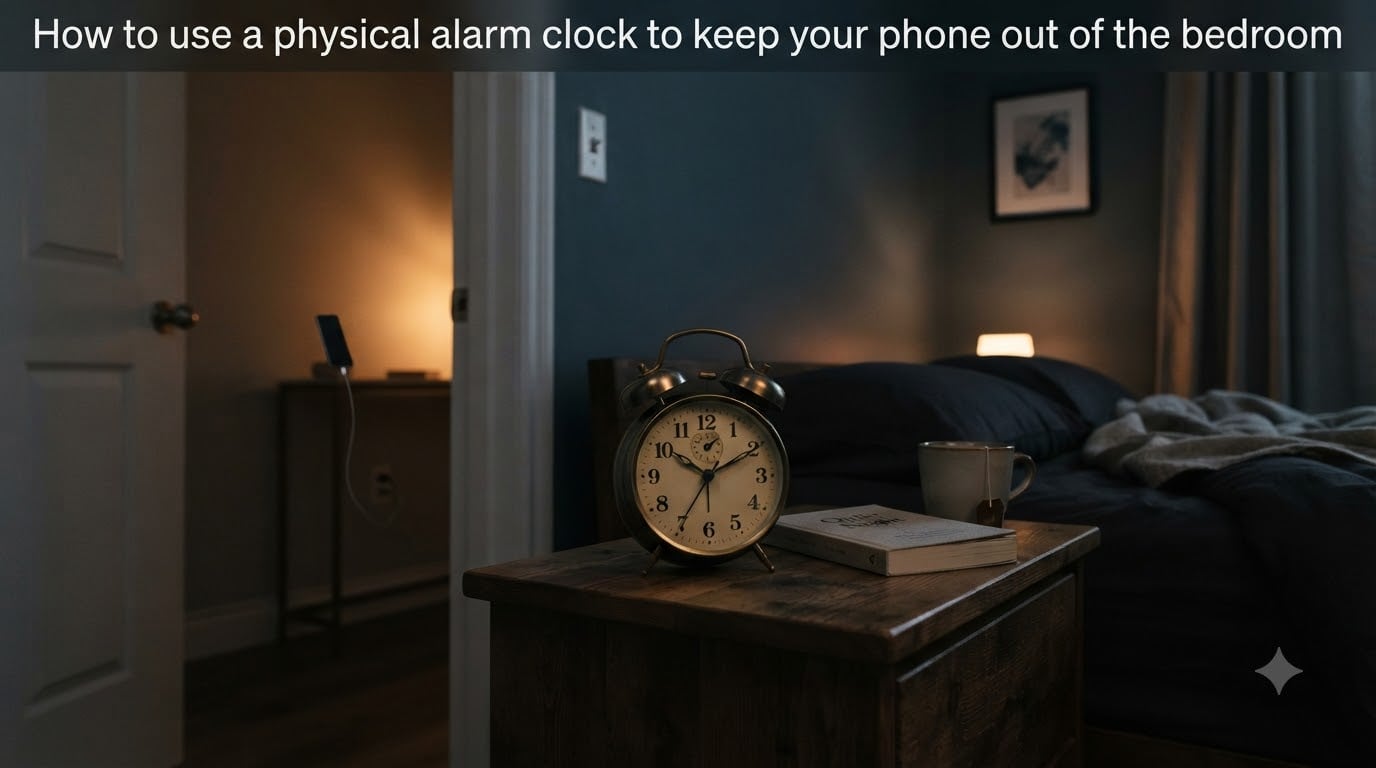 How to use a physical alarm clock to keep your phone out of the bedroom