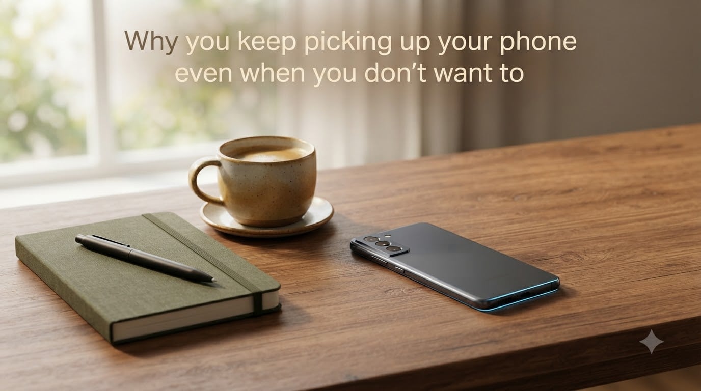 Why you keep picking up your phone even when you don't want to