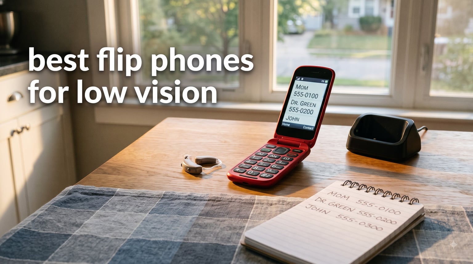 best flip phones for low vision