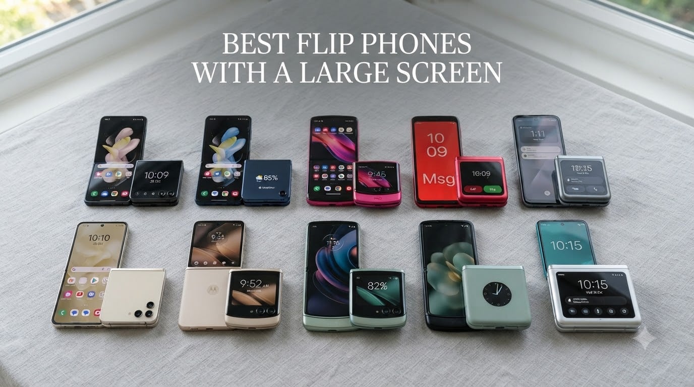 best flip phones with a large screen
