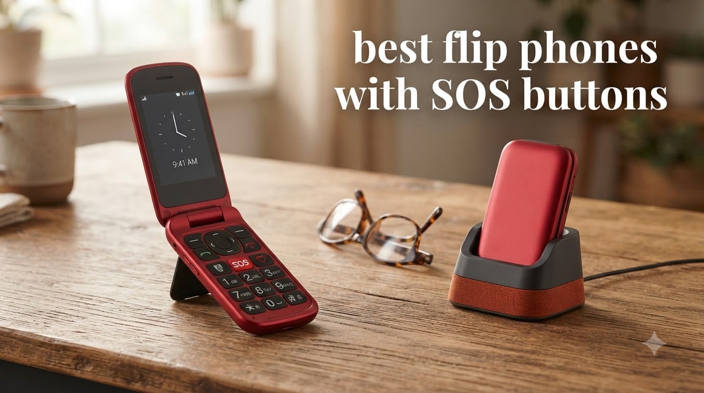 best flip phones with SOS buttons