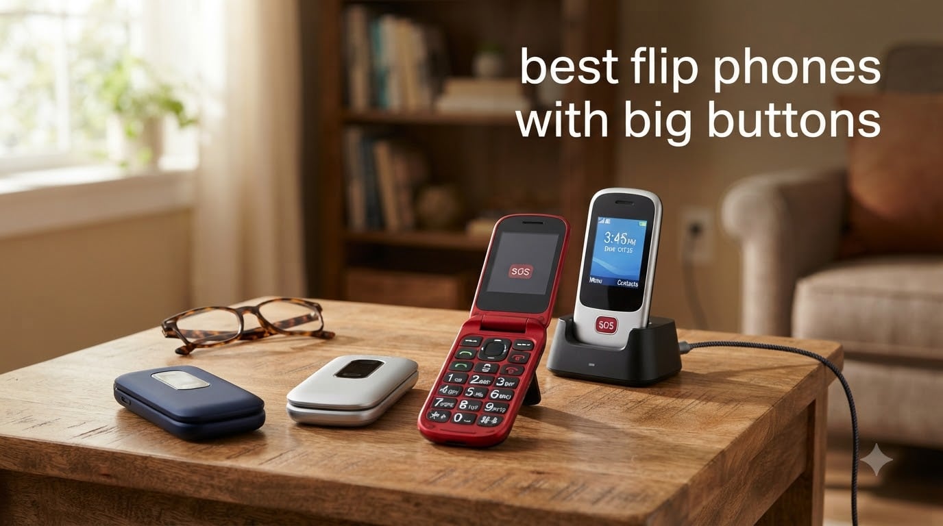 best flip phones with big buttons