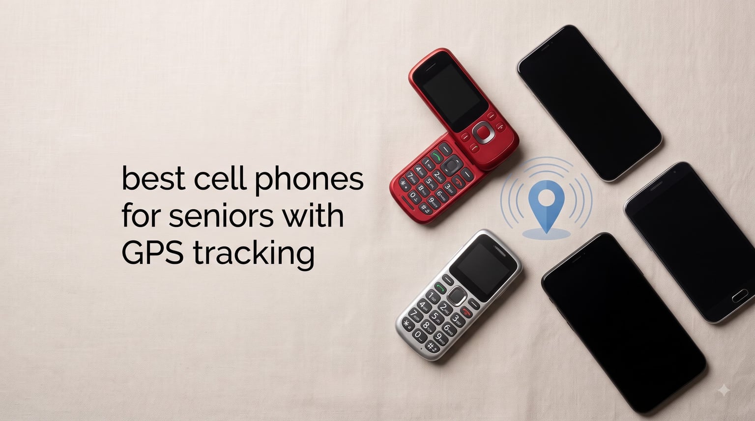 best cell phones for seniors with GPS tracking