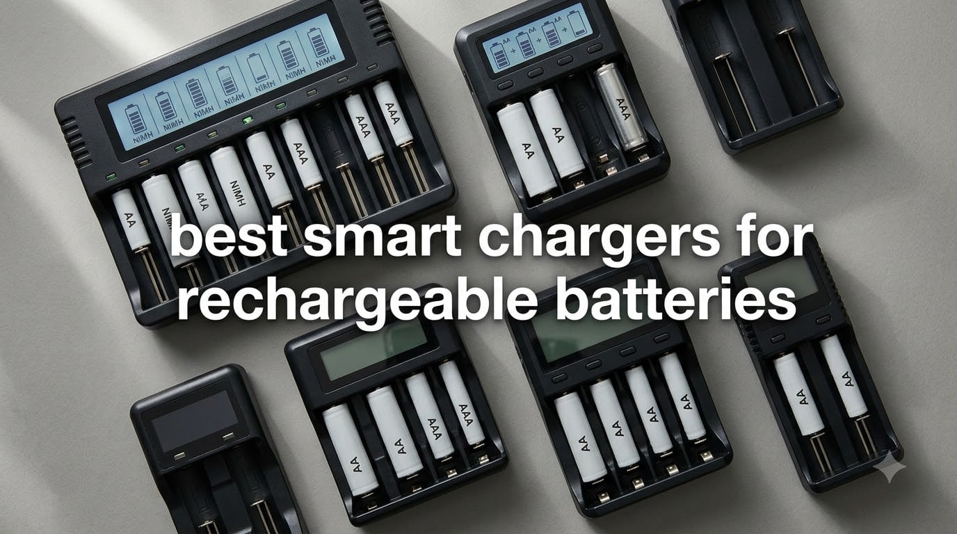 best smart chargers for rechargeable batteries