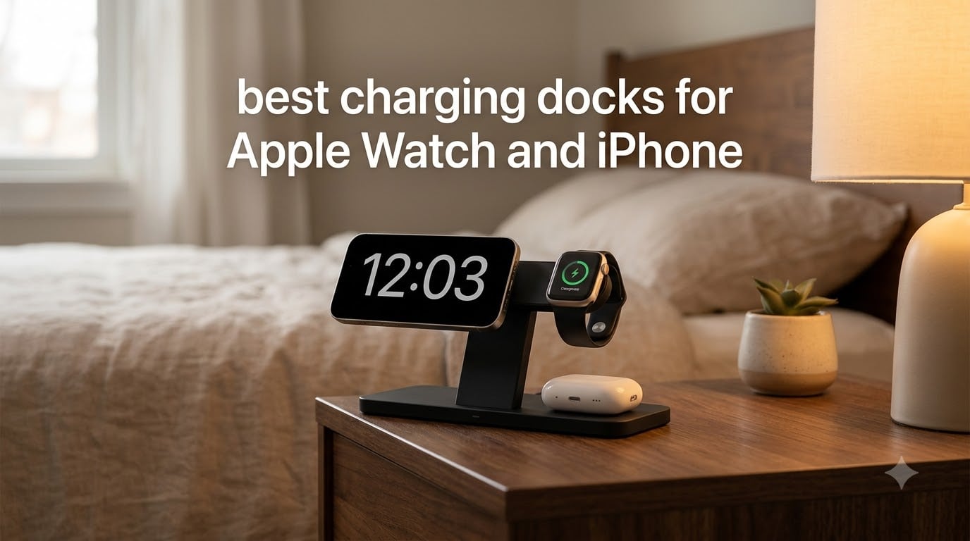 best charging docks for Apple Watch and iPhone