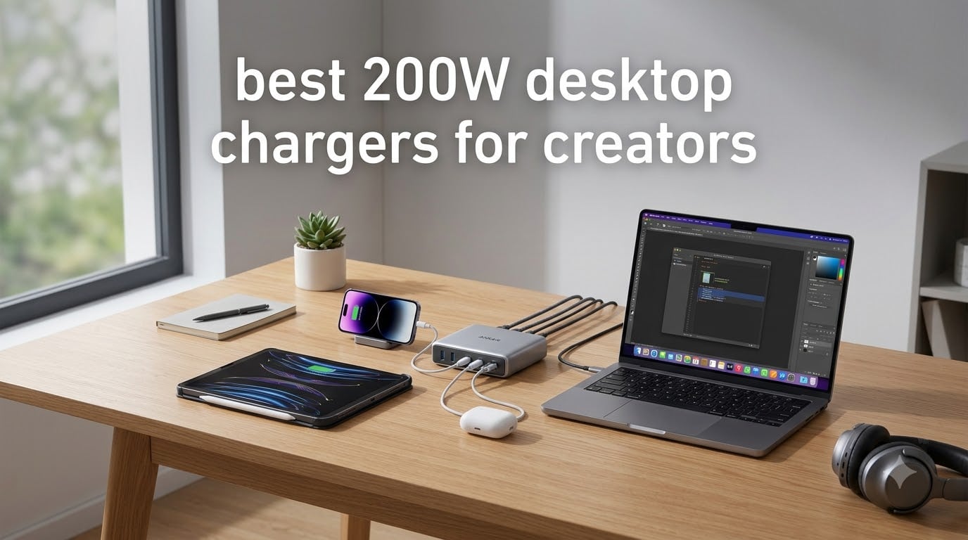 best 200W desktop chargers for creators