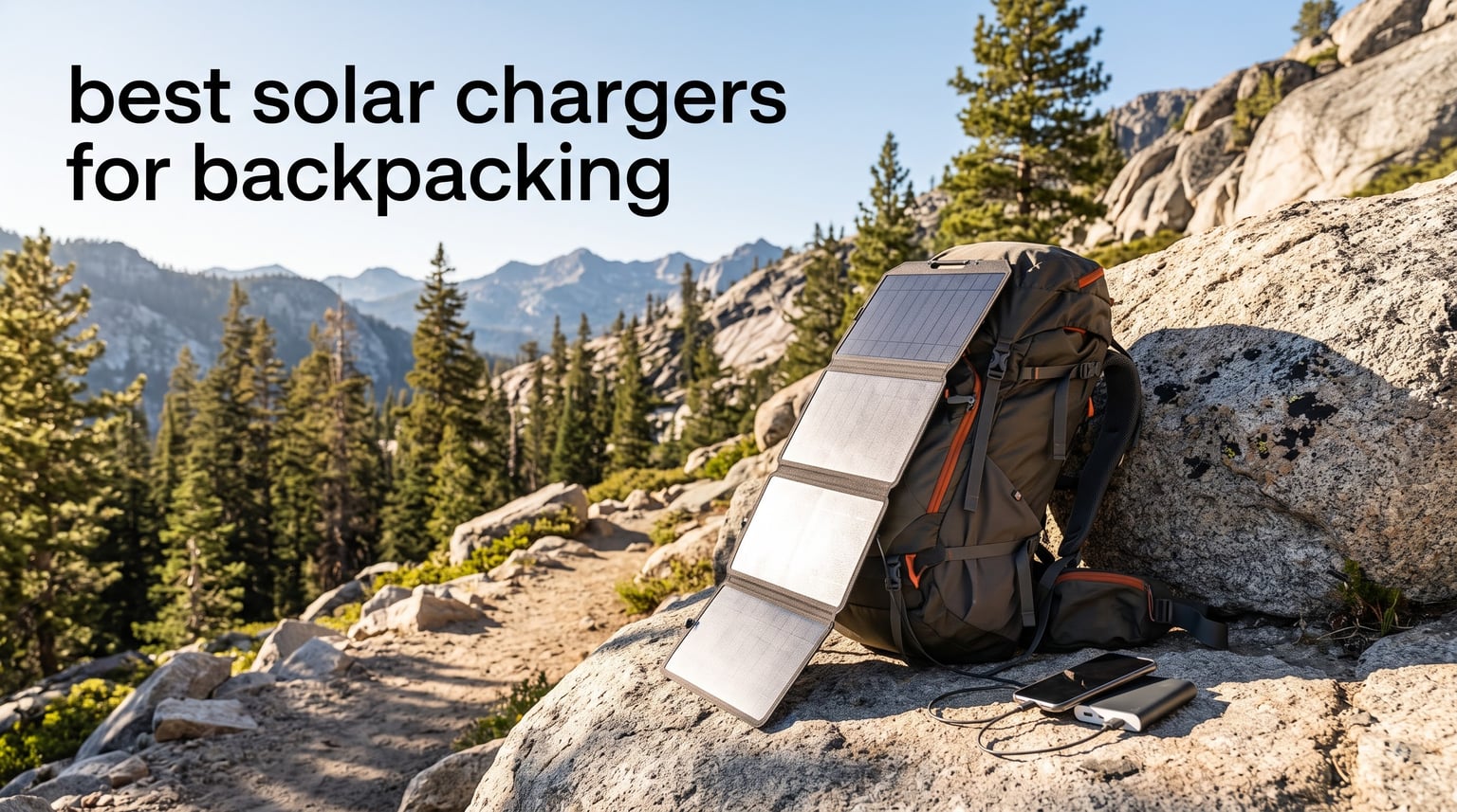 best solar chargers for backpacking